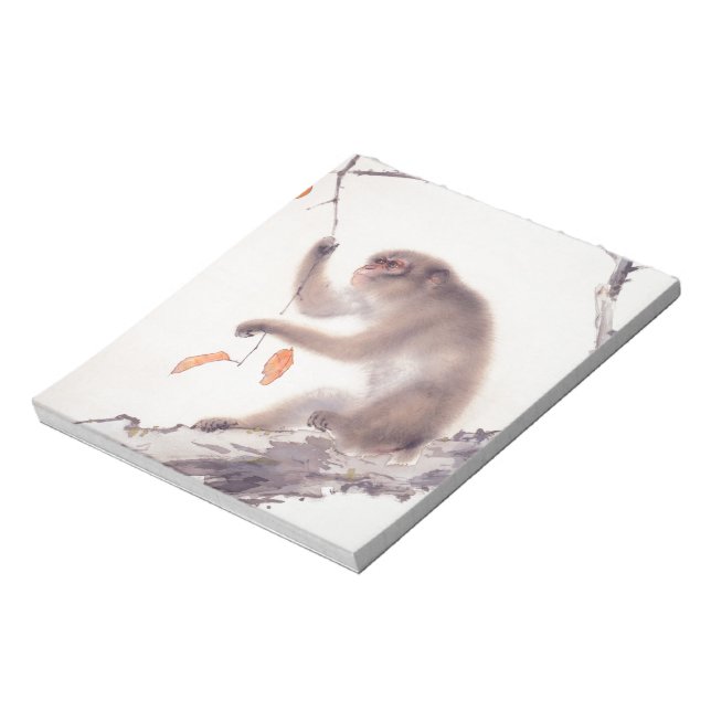 Monkey Japanese Painting Chinese Zodiac Noteapd Notepad (Rotated)