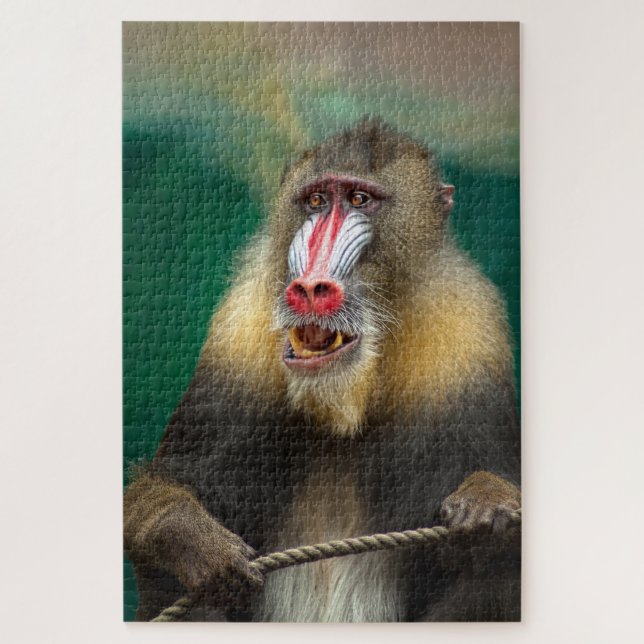 Monkey Jigsaw Puzzle (Vertical)