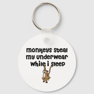 Monkey Joke Keychain