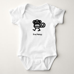 monkey.jpg, Drool Monkey Baby Bodysuit