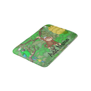 Monkey Jungle Rug Mat Home Decor