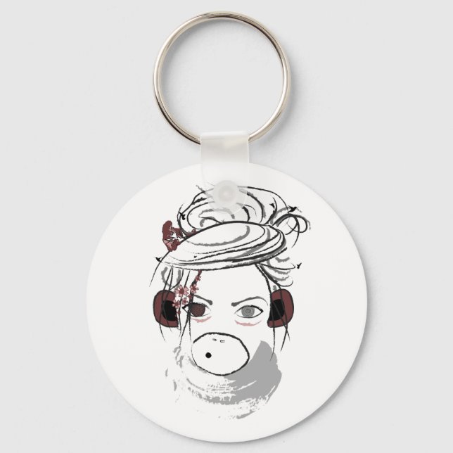 monkey. keychain (Front)