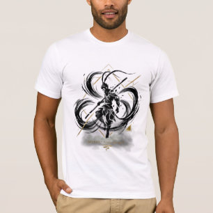Monkey King Spirit Ink Storm T-Shirt