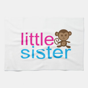 Monkey Little Sister Kitchen Towel