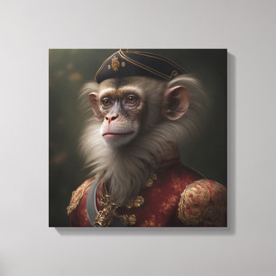 Monkey lord canvas print