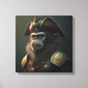 Monkey lord canvas print