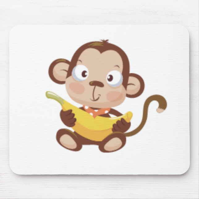 Monkey Love Mouse Pad (Front)