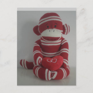 Monkey Love Postcard