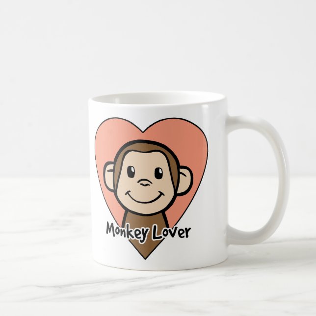 Monkey Lover Coffee Mug (Right)