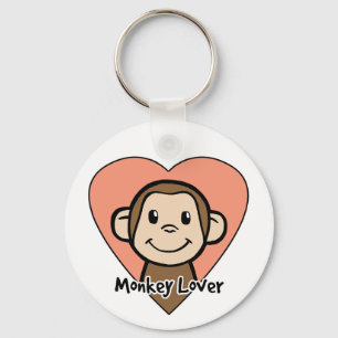 Monkey Lover Keychain