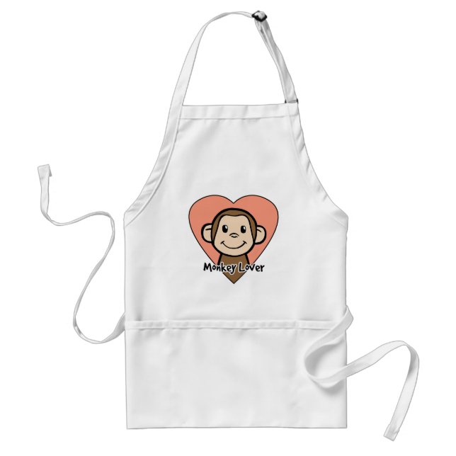 Monkey Lover Standard Apron (Front)