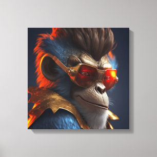 MONKEY LUXURY CANVAS PRINT
