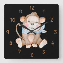Monkey Mike Wall Clock