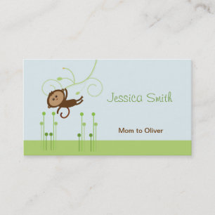 Monkey Mommy Calling Card