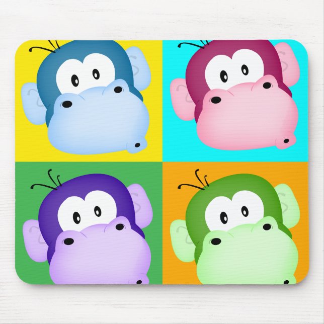 Monkey Mouse Pad (Front)