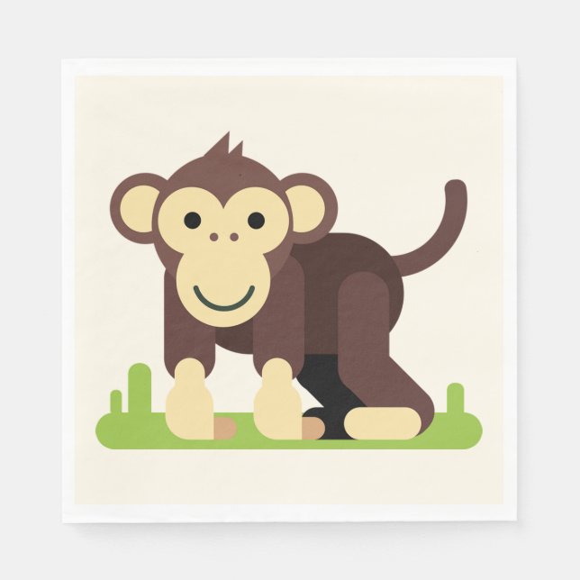 Monkey Napkin (Front)