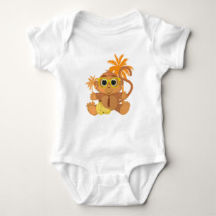 Monkey Nerd Baby Bodysuit