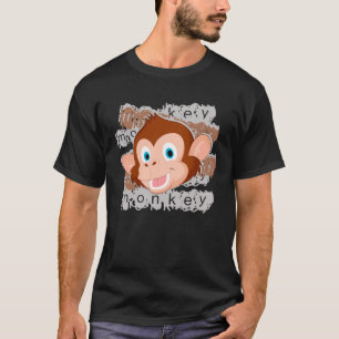 Monkey or monkey with zodiac as monkey face T-Shirt