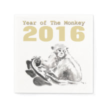Monkey Painting Chinese custom Year Birthday PPN
