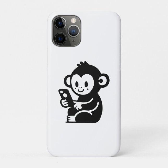 Monkey Phone Case-Mate iPhone Case (Back)