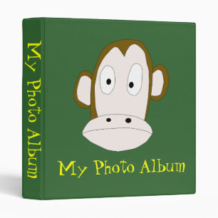 Monkey Photo Album Binder Template