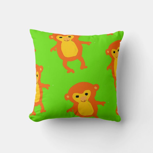 monkey pillow (Front)
