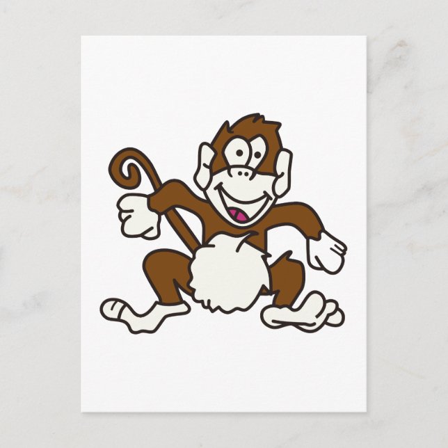 Monkey Postcard (Front)