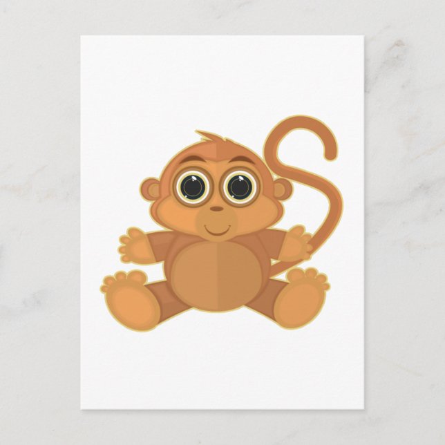 Monkey Postcard (Front)