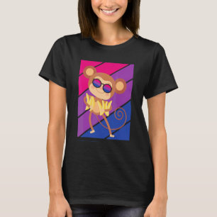 Monkey Pride Bisexual Flag Lgbtq Proud Ally Pride T-Shirt