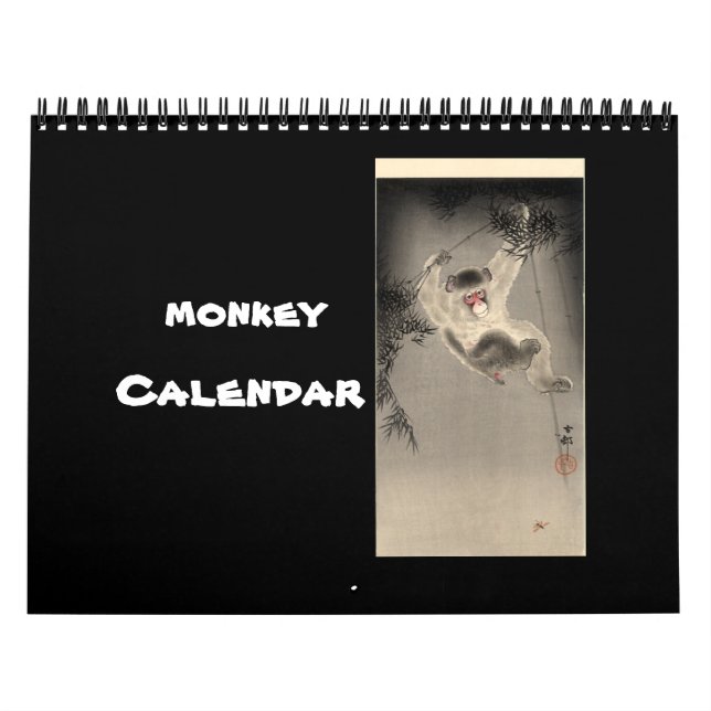 Monkey Primate Vine Welcome Home Destiny Destiny'S Calendar (Cover)