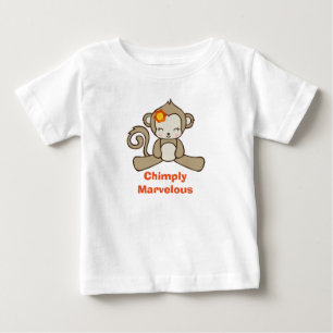 Monkey Pun Funny Saying With Cute Monkey Baby T-Shirt
