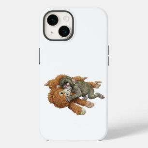 Monkey Punch Graphic, Baby Monkey Orangutan Hug  Case-Mate iPhone 14 Case