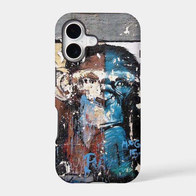 Monkey Retro graffiti Case (Back)