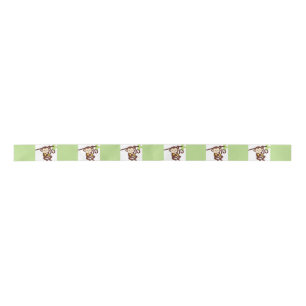 Monkey ribbon satin ribbon