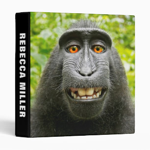 Monkey Selfie Binder