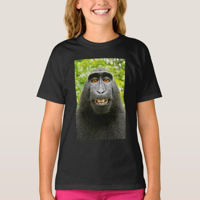 Monkey Selfie T-Shirt (Front)