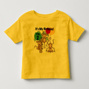 Monkey Shine 2nd Birthday Tshirts and Gifts