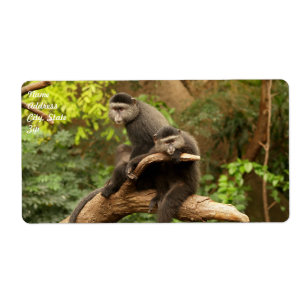 Monkey Shipping Label