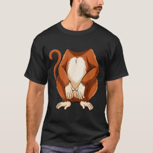 Monkey Shirt Adult Kids Men Women Brown Monkey Cos