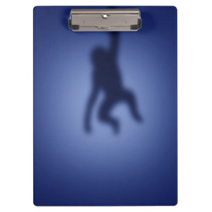 Monkey silhouette clipboard