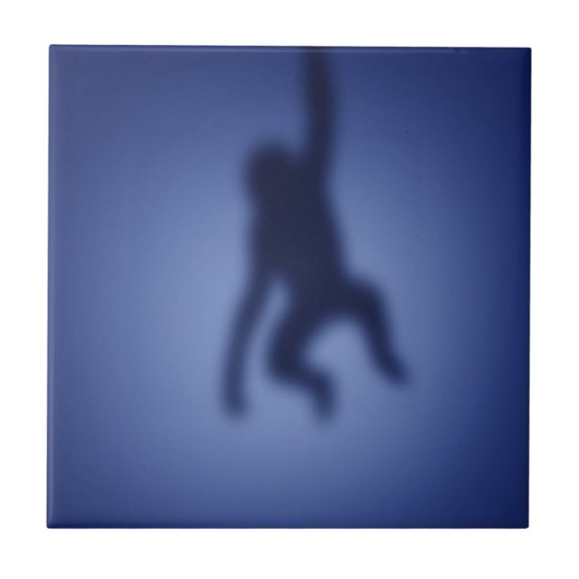 Monkey silhouette tile (Front)