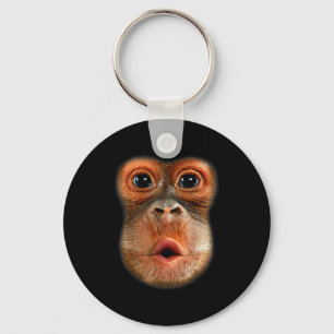 Monkey Stomach Funny Meme Cool Viral Video  Keychain