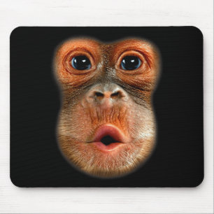 Monkey Stomach Funny Meme Cool Viral Video  Mouse Pad