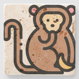 Monkey Stone Coaster