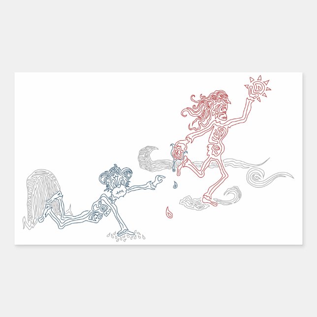monkey sun snatcher sticker (Front)