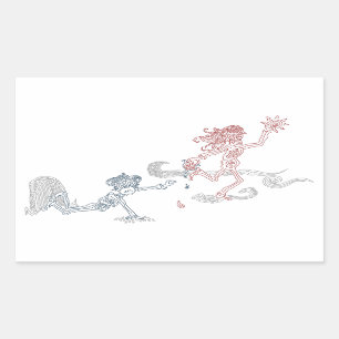 monkey sun snatcher sticker
