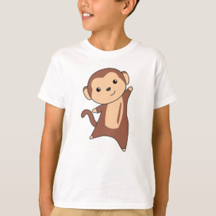 Monkey Sweet Animals In The Jungle Funny Monkeys T-Shirt