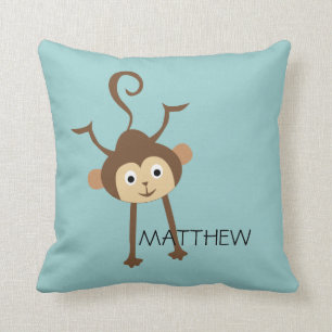 Monkey Throw Pillow
