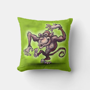 Monkey Throw Pillow
