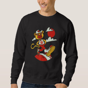 Monkey Tough Birthday  8 Years Monkey Sweatshirt